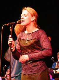 Anneli Drecker på Storbandfestivalen 2001 (Foto: Thomas Olsen)