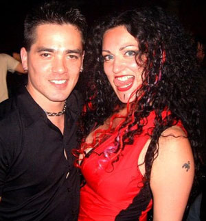 Patrizia Mazzuoccolo og Soil trommeslager Tom Schofield