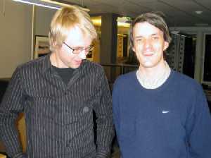 Håkon Moslet og Audun Vinger, Alarmstyret (Foto: Alarmweb.org)