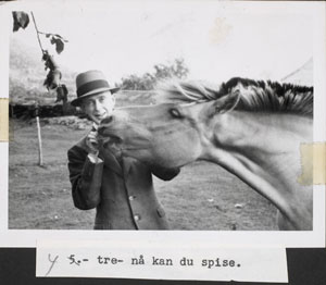 Fartein Valen og hest