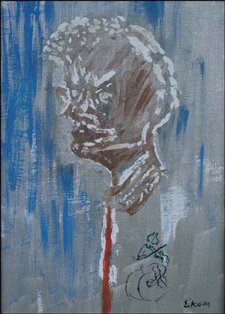 Ludvig Eikaas: Portrett av Einar Førde, 2001 (Fra NRK.no)