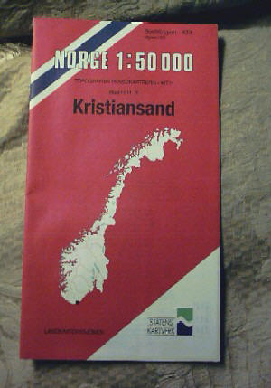 Kart Kristiansand
