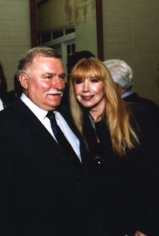 Alex og Lech Walesa,