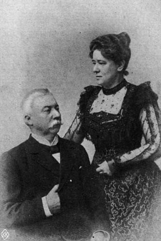 Thorvald og Mary S. Landers (Foto: www.hf.uio.no/imt/forskning/norgesmusikk)