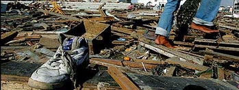 Dugnad.net: Bilde fra flomområdet,