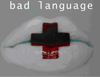 Bad language plakat