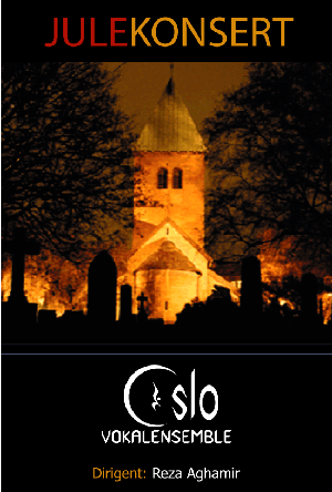 Plakat for Oslo Vokalensemble, julen