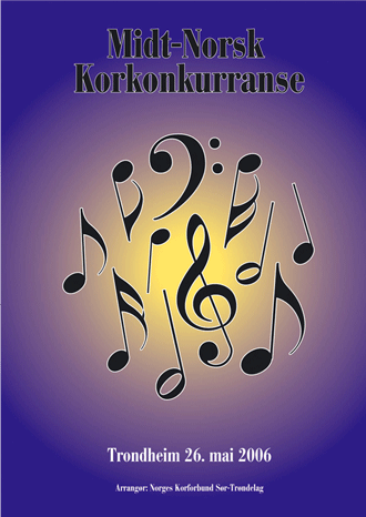 Midtnorsk korkonkurranse plakat