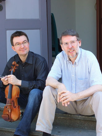 Jonas Båtstrand og Petter Andersen (Foto: Bente Wiik)