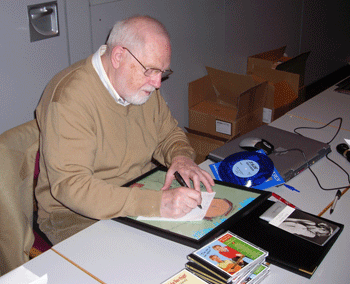 Arne Bendiksen, platemesse 2007 (Foto: Lars Erik Werme)