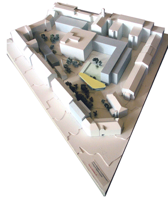 Schous kvartalet: 3D modell