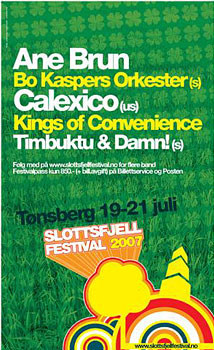 Slottsfjell 2007 plakat