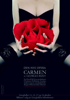 Carmen plakat, Den Nye Opera