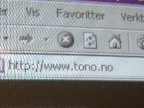 TONO url (Foto: tono.no)
