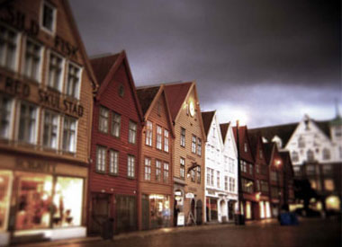 Festspillene i Bergen, bryggen/Foto: Helge Skodvin