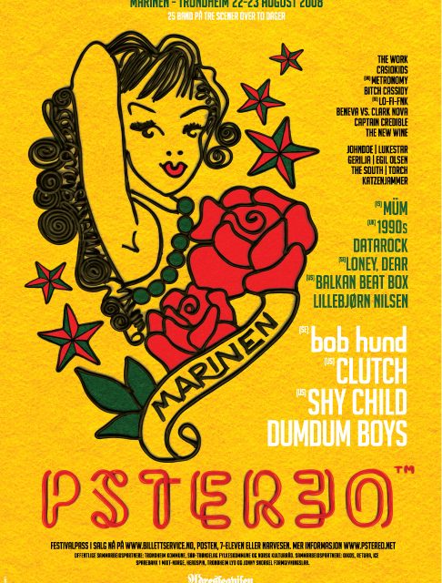 Pstereo festivalplakat