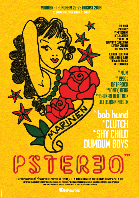 Pstereo festivalplakat