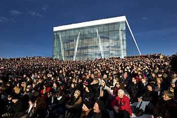 Carmen på operataket/Foto: Den Norske Opera & Ballett