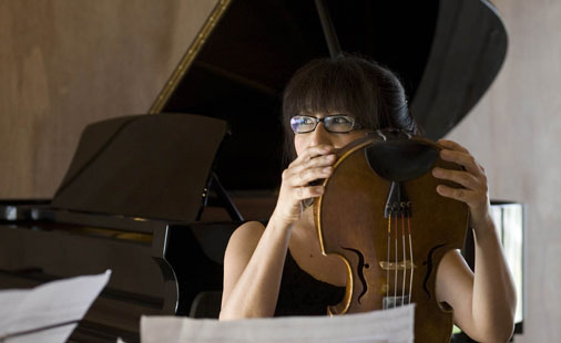 Soon Mi Chung under konserten Spøkelset på Låvin