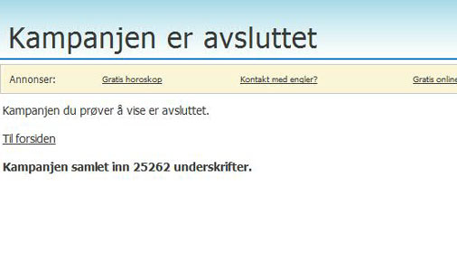 Underskiftskampanjen mot Tippenøkkelen