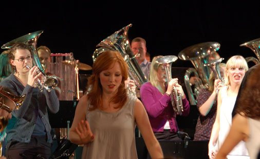 Fra oppsetningen av Hypermusikal