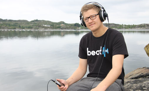 Produktsjef Simen Wilberg i Beat.no