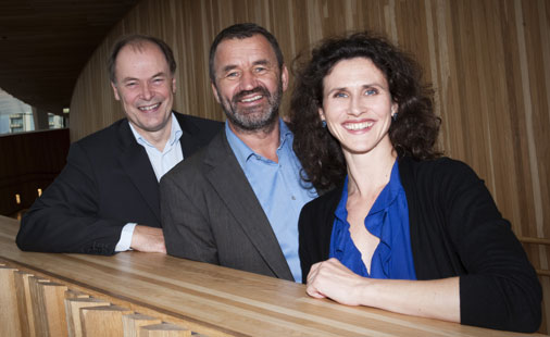 Operadirektør Tom Remlov, operasjef Per Boye Hansen og ballettsjef Ingrid Lorentzen.