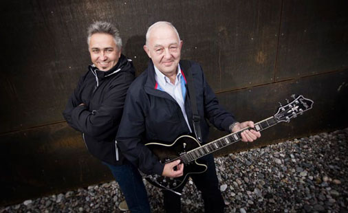 Styreleder i NTE Bjørnar Skjevik og Namsos Rock City sjef Svein H. Karlsen