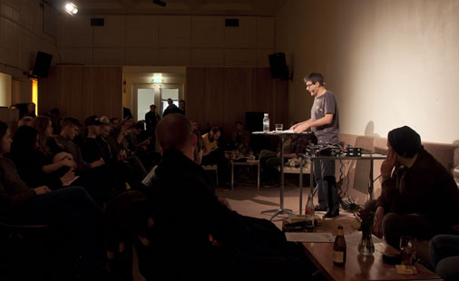 Simon Reynolds på Landmark i Bergen,