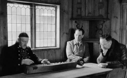 Himmler og Brenno, frå utstillinga Folkemusikk og nasjonalisme