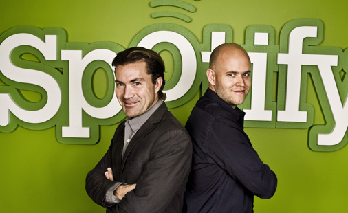 Spotify – Daniel Ek og Martin Lorentzon