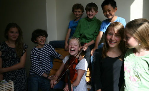 Musikkelever ved Majorstuen skole