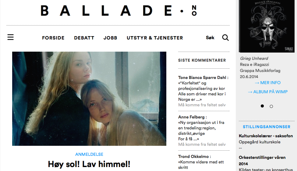 Illustrasjon ballade