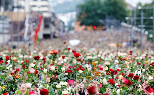 Blomster etter 22 juli
