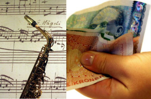 Montasje lønn jazzmusikere