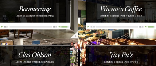Eksempler på musikk fra Royal Streaming