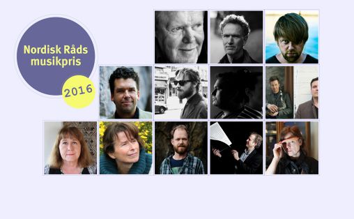 De nominerede til nordisk raads musikpris
