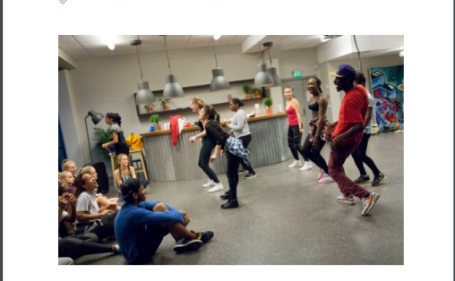 Utsnitt av forsiden på rapporten Kultur for å delta