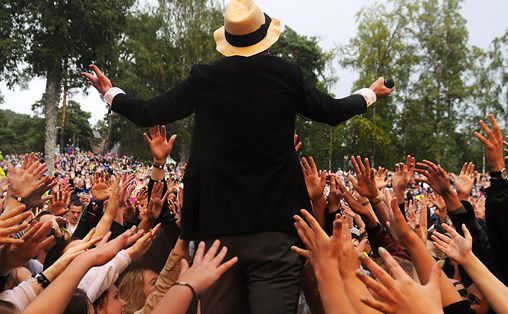Kaizers Orchestra på Moldejazz i 2011 Foto: Arne Strømme