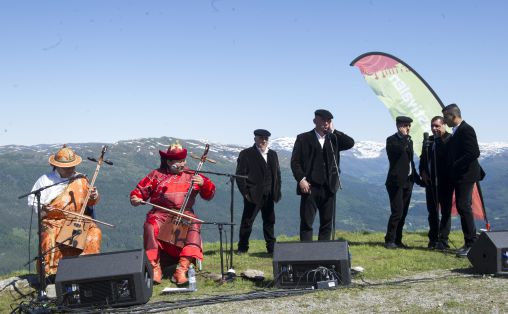 Nomadic Voices på Hafstadfjellet -Foto: Geir Birkeland
