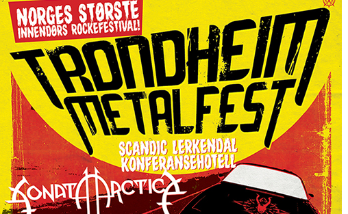 Utsnitt av poster til Trondheim Metal Fest
