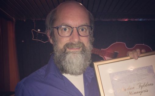 Egil Hegerberg med diplom Foto: Andreas Tylden