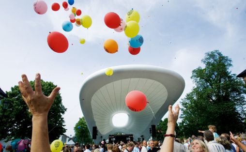 Kongsberg Jazzfestivals Barnival får 75.000 kroner til telt, Foto: Sparebankstifltelsen DNB