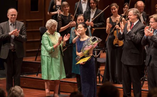 Mayumi Kanagawa og Prinsesse Astrid, fru Ferner Foto: TSO