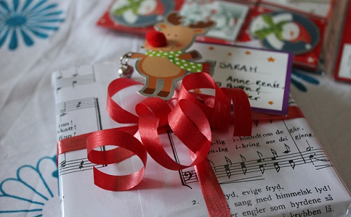 Illustrasjonsbilde julegave noter