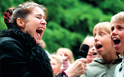 Utsnitt av forsiden på Når musikk gir mening