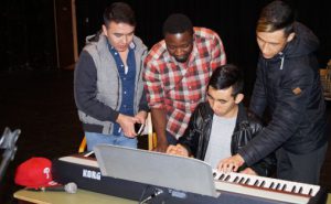 Fra musikk i mottak Foto: Samspill