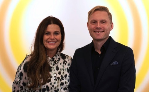 Ingrid Kindem, styreleder i NOPA og Jørgen Karlstrøm, styreleder i Norsk Komponistforening, har store forventninger om at festivalen vil styrke norske musikkliv ved å involvere alle typer publikum, lyttere og arrangører. Foto: Marthe Vee