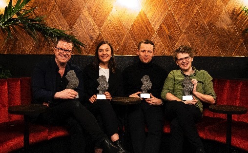 EDVARD vinnerne 2018 Foto: TONO