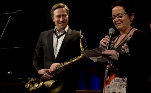 Hakon Kornstad og Ingrid Brattset Foto: Norsk Jazzforum / Francesco Saggio